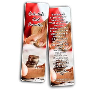 Christian Bookmarks for Biblical Financial Principles Series 4