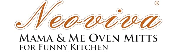 NEOVIVA MAMA AND ME OVEN MITTS