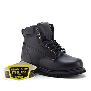 Leather steel toe shoes Clearance