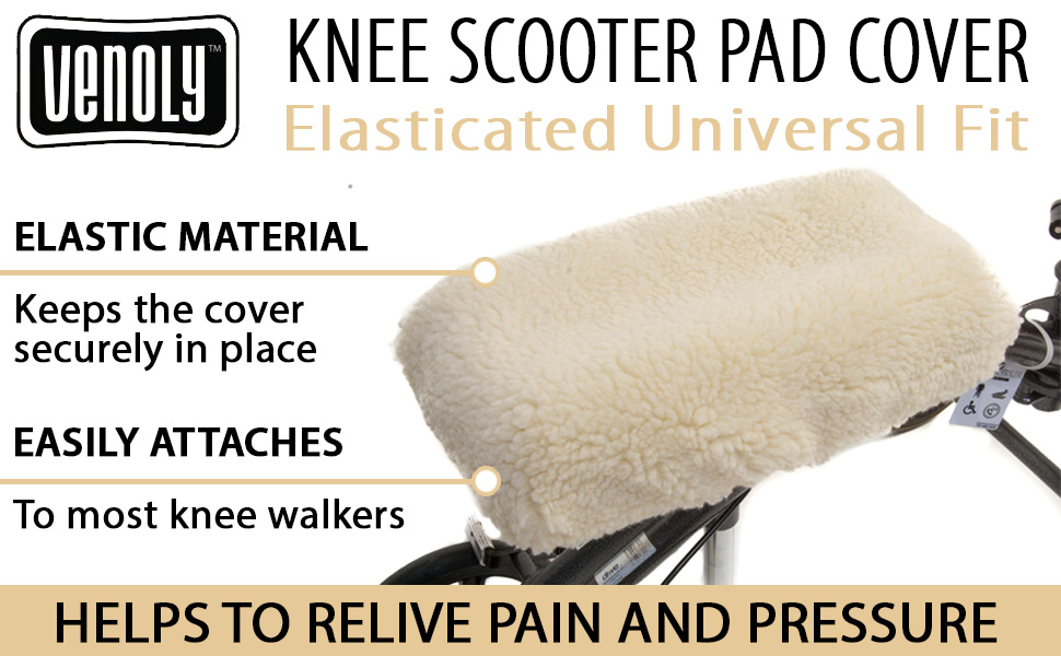 Knee Scooter Pad Cover Extra Soft Comfortable CamoFleece Padding for Walker"Seat