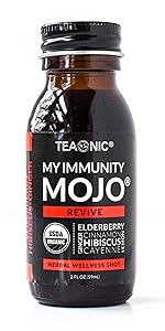 My Immunity Mojo Revive Teaonic Herbal Tea Wellness Shot