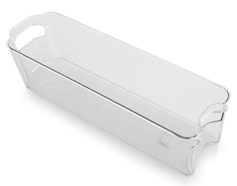 BINO Stackable Rectangular Plastic Storage Organizer Bin