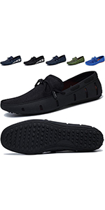 Go Tour Men's Fashion Casual Boat Shoes Breathable Slip on Shoes