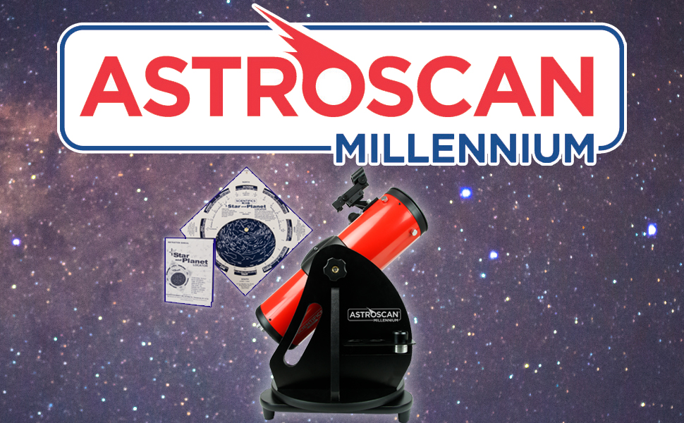 Astroscan Millennium Dobsonian Reflector Portable 114mm