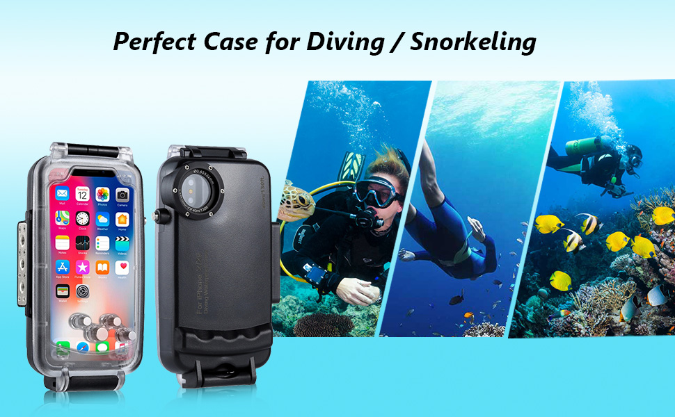 HAWEEL iPhone X/XS Underwater Housing Professional [40m