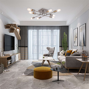  Industrial Semi Flush Mount Ceiling Light