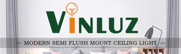  Industrial Semi Flush Mount Ceiling Light