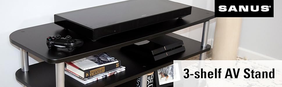 av stand heavy duty strong speaker amp best sanus amazon quality stable gaming streaming printer