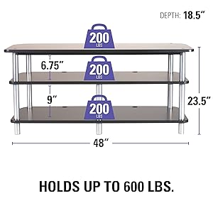 av stand heavy duty strong speaker amp best sanus amazon quality stable gaming streaming printer