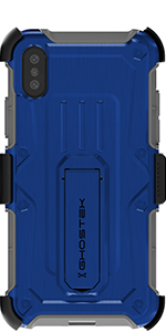 Ghostek IRON ARMOR Series Rugged Tough Heavy Duty Case with Holster for Apple iPhone XS X 10 10S