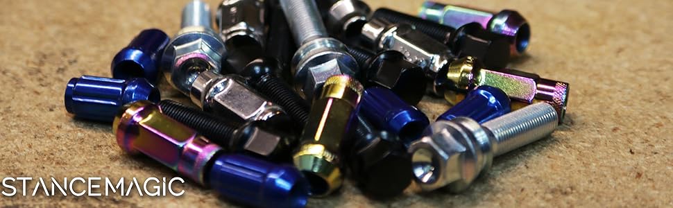 ゆんあ Amazon.com: StanceMagic 20pcs Black Spline 12x1.25 Tuner Lug