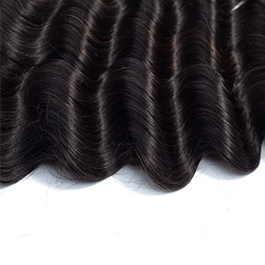 Loose Deep Wave Human Hair Bundles with Closure