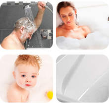 bathtub bath tub shower mat mildew resistant machine washable extra long non slip