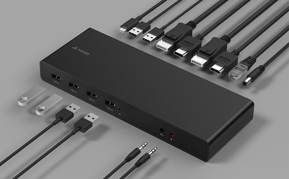 Juiced Systems BossDOCK USBC Ultra 5K Universal Docking