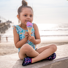 girls mermaid water socks
