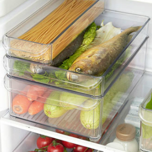Amazon Com E Gtong 4 Pack Fridge And Refrigerator Organizer Bins