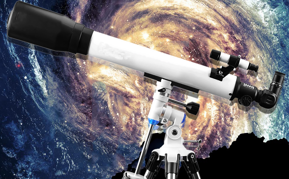 Telescope, Telescopes for Adults 70EQ Refractor Scope Professional 70mm Aperture