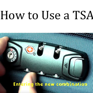garment bag with tas lock