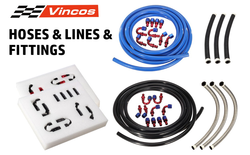 20 Ft 8AN AN 8 Push Lock Oil Gas Fuel Hose