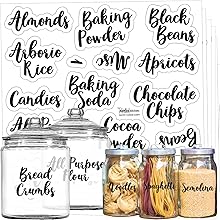 mega pantry cursive script label set