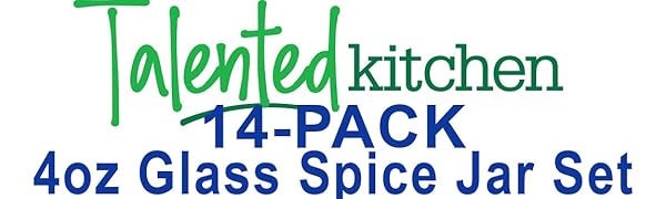 Amazon.com: Set of 14 Empty 4 oz Glass Spice Jars with Shaker ...