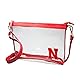 University of Nebraska, Clear Crossbody Bag, Crossbody purse, crossbody bag, capri designs, bag