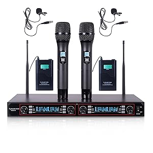 200-Channel Rack Mountable Professional UHF Wireless Microphone System with Metal NESO-U4HL