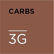 3 grams of carbs per serving
