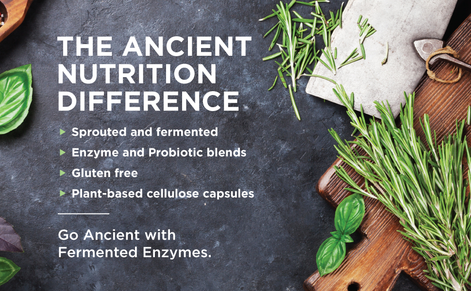 Fermented Enzymes, 90 Capsules — with Enzymes and