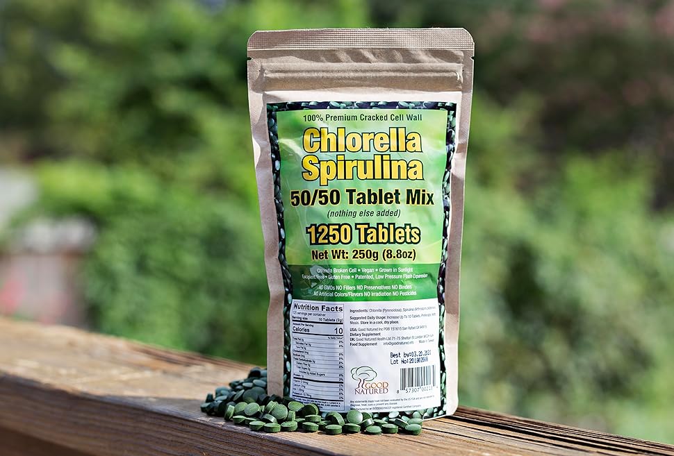 Chlorella Spirulina en polvo Salud y Hogar