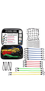 Bungee Cord Assortment with Hooks