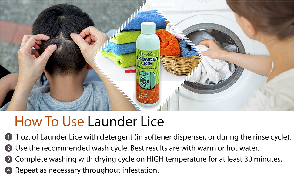 Launder Lice™ Innovative Laundry Detergent Booster to