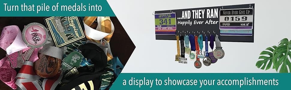 Turn pile of medals into a showcase