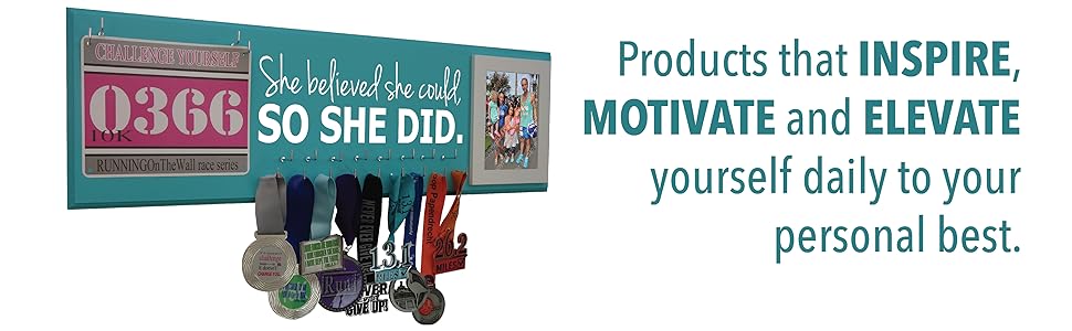 Products that inspire, motivate and elevate yourself daily to your personal best.