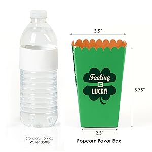St Patricks Day Saint Pattys Party Popcorn Boxes
