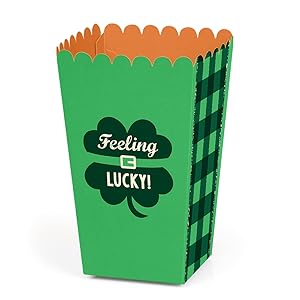 St Patricks Day Saint Pattys Party Popcorn Boxes
