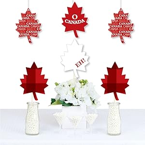 Amazon Com Canada Day Maple Leaf Decorations Diy Canadian Party
