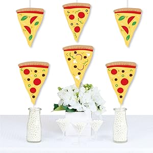 Amazon Com Pizza Party Time Decorations Diy Baby Shower Or