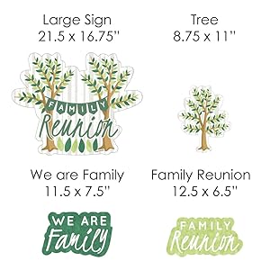 Amazon Com Family Tree Reunion Yard Sign And Outdoor Lawn