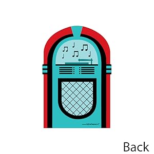Amazon Com 50 S Sock Hop Jukebox Decorations Diy 1950s Rock N