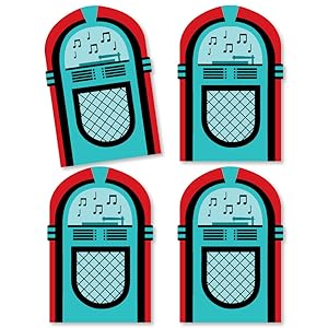 Amazon Com 50 S Sock Hop Jukebox Decorations Diy 1950s Rock N