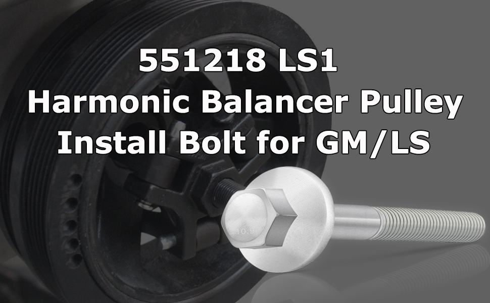 Yoursme LS1 Harmonic Balancer Crank Crankshaft Pulley Bolt for GM LS
