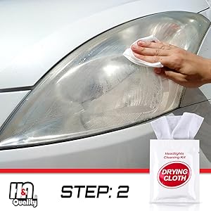 h&a quality Headlight Restoration Wipes Kit