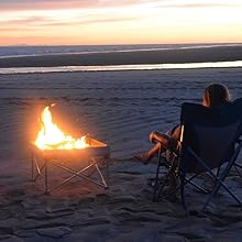 Amazon Com Pop Up Fire Pit Portable And Lightweight Fullsize