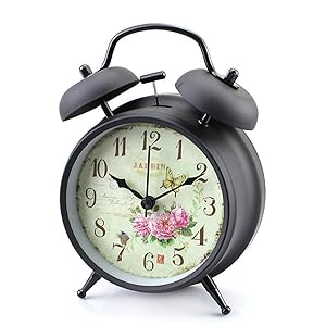 floral clock; alarm clock; 