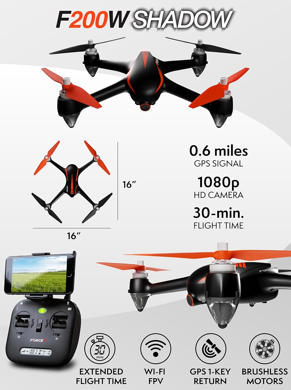 ux5c rc quadcopter drone