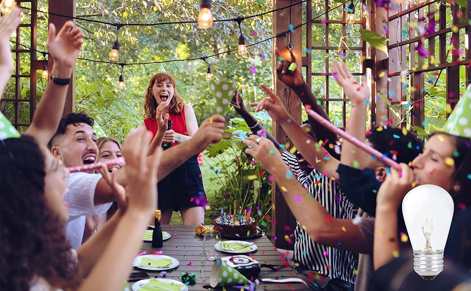 S14 String Light Replacement Light Bulbs Party Celebration