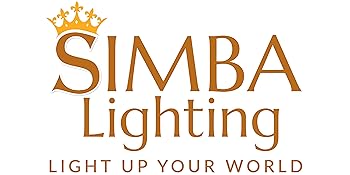 Simba Lighting Brand Logo with Slogan in Color