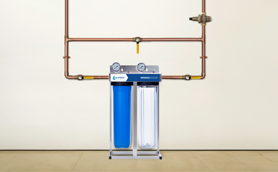 Express Water Whole House Water Filter 2 Stage Home Water Filtration