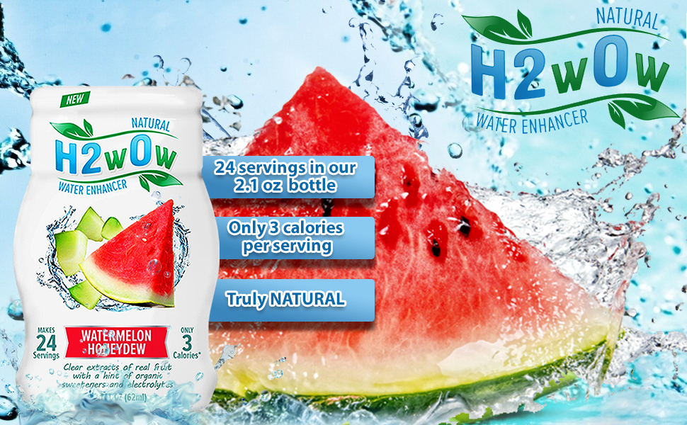 H2wOw Water Enhancer Drops ORGANIC & Natural Extracts of